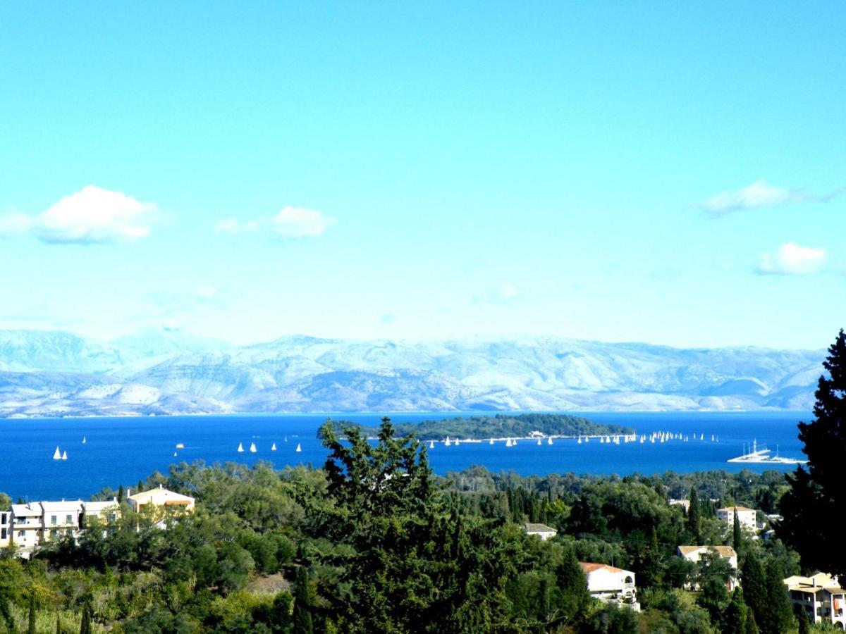 Stone Studio In Nature With View To Corfu Town! Evropouloi Exteriér fotografie